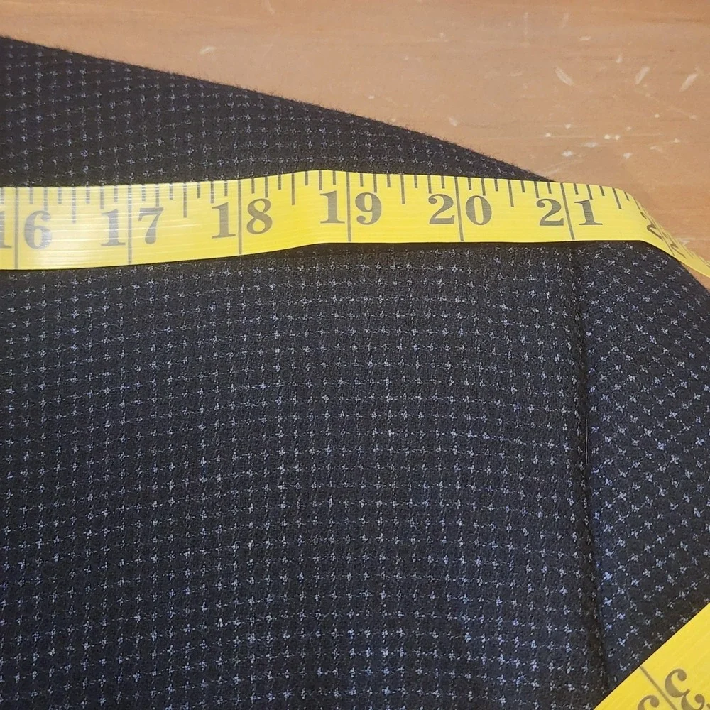 Cremieux Loro Piana Wool Sport Coat Mens 50L Charcoal Gray Birdseye Office Event